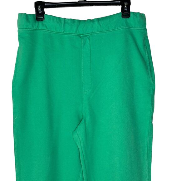 Sandrine Rose Green Oversized Cropped Sweatpants Side Pocket Women XS NWT - Picture 5 of 11